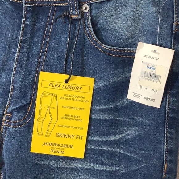 Modern Culture Premium Denim NEW - Sz 28 - skinny fit Jeans -performance denim - Picture 8 of 8